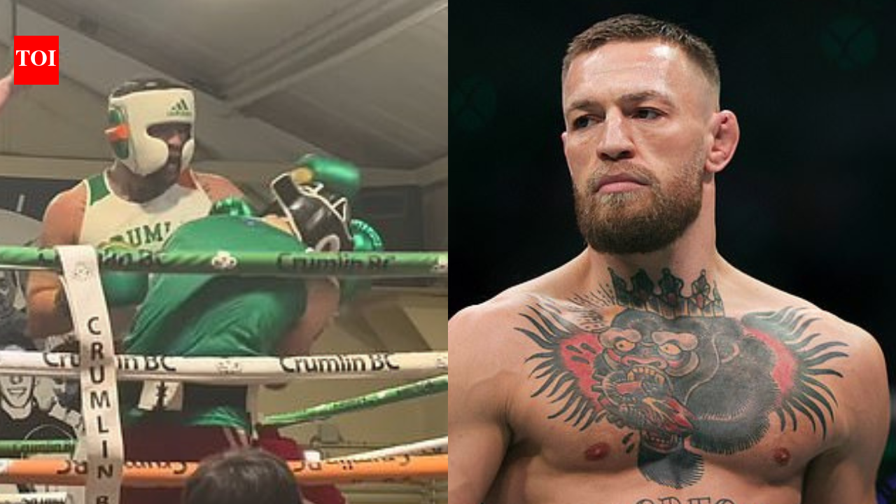 Conor McGregor stuns local crowd in Dublin with sudden fight against Barry Nolan as viral clips show intense exhibition bout