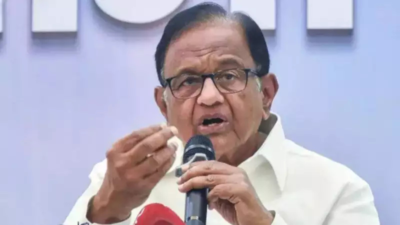  Former Union finance minister P Chidambaram