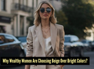 Why beige is the new power color for rich women in 2026?
