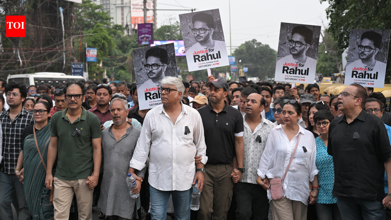 Tollywood unites for Rahul in silent march, demands transparent probe