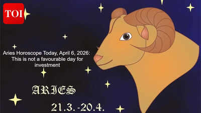 Aries Horoscope Today, April 6, 2026: This is not a favourable day for investment