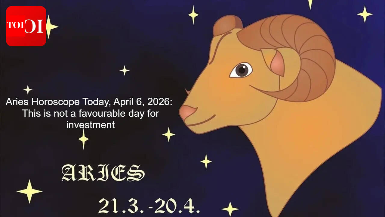 Aries Horoscope Today, April 6, 2026: This is not a favourable day for investment
