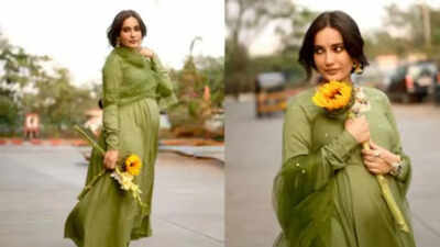 Mom-to-be Surbhi Jyoti shuts rumours of having twins with husband Sumit Suri; see post