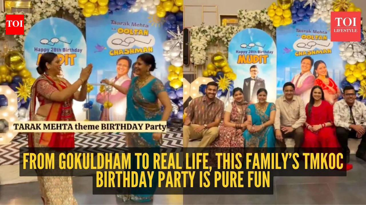 From Daya to Jethalal: This family’s Taarak Mehta Ka Ooltah Chashmah-themed birthday party is going viral