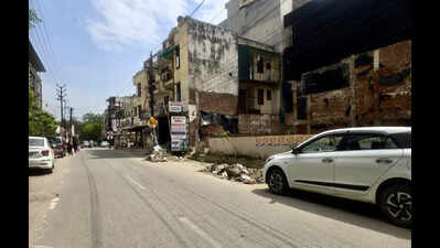 Drains cleaned days ago, but muck left behind on roads in Ghaziabad