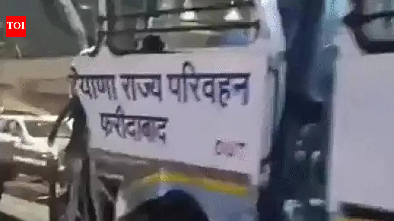 Truck jumps divider, crashes into bus; 7 passengers injured in Faridabad