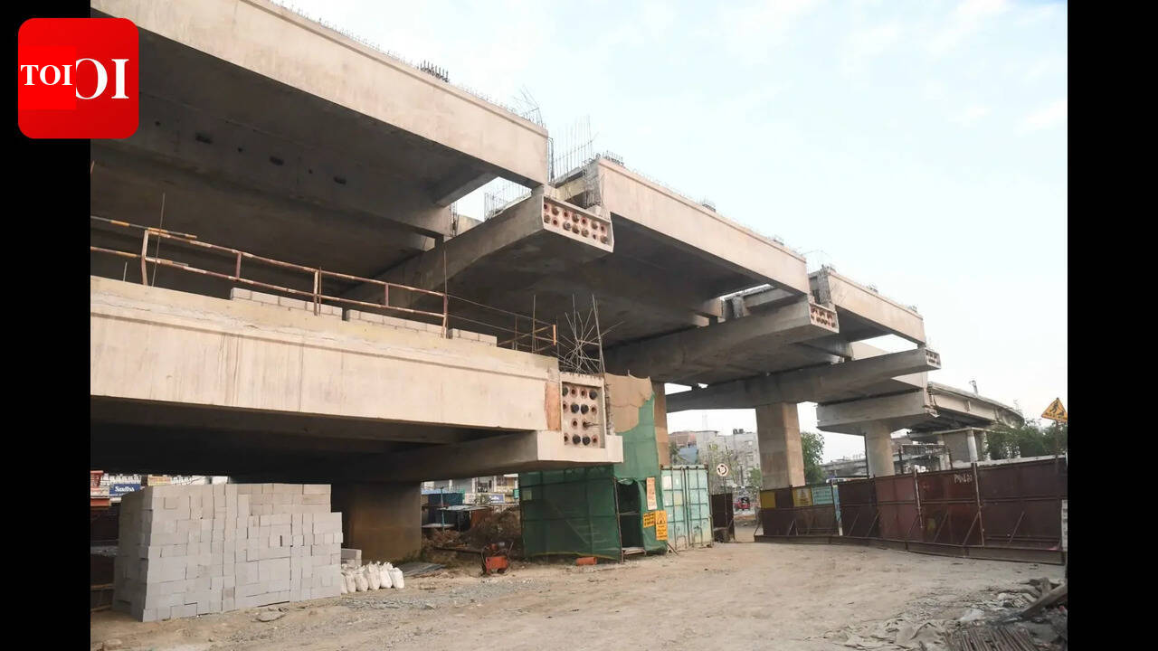 Mithapur metro station takes shape as work gathers pace