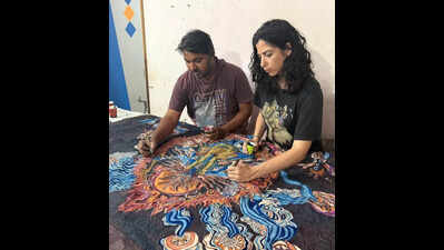 Hola Mallorca! Piece inspired by Mata ni Pachedi goes to Spain fest