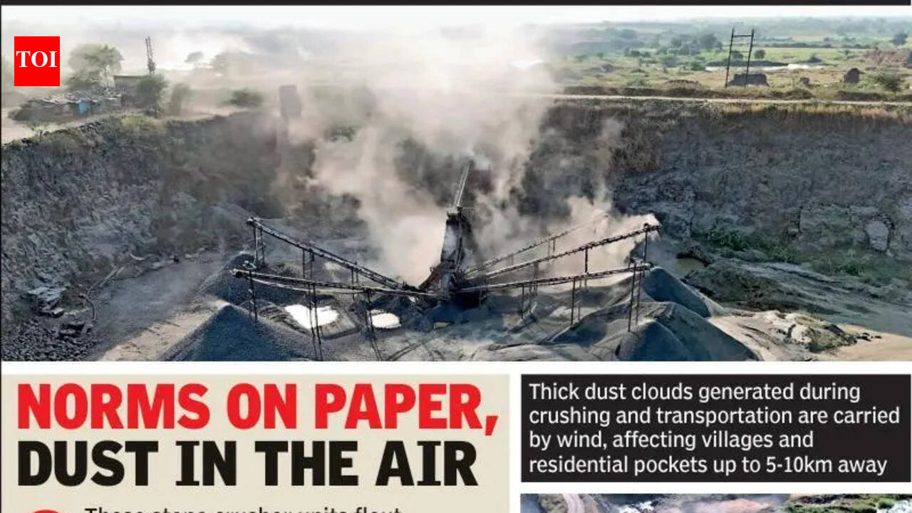 Stone Crushers On Nagpur Outskirts Flout Pollution Norms