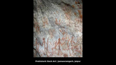 Echoes of the Stone age: 10,000-yr-old rock art unearthed in Jamwa-Ramgarh caves