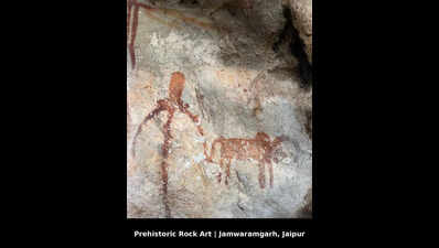 Echoes of the Stone age: 10,000-yr-old rock art unearthed in Jamwa-Ramgarh caves