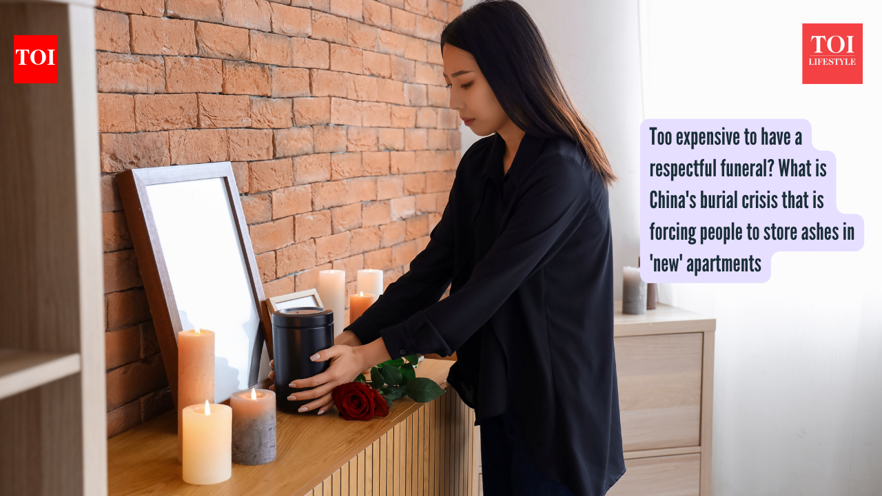 Too expensive to have a respectful funeral? What is China's burial crisis that is forcing people to store ashes in 'new' apartments
