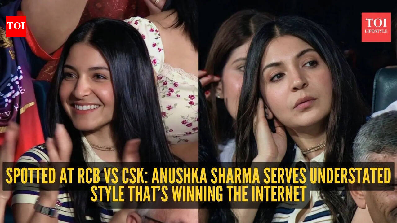 Anushka Sharma’s easy, breezy RCB vs CSK look is everyday fashion done right