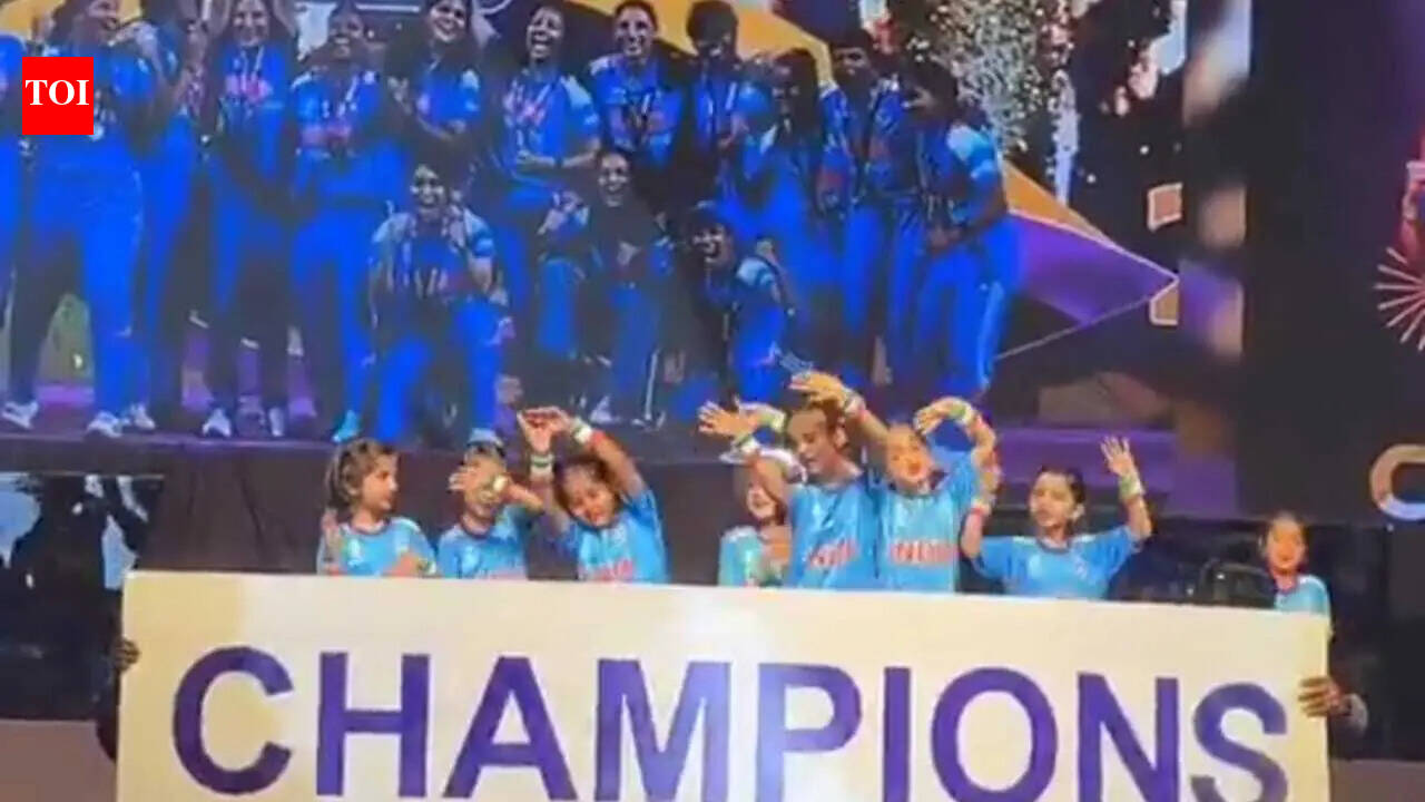 Schoolgirls re-enact cricketer Harmanpreet Kaur’s iconic catch at annual day; video goes viral