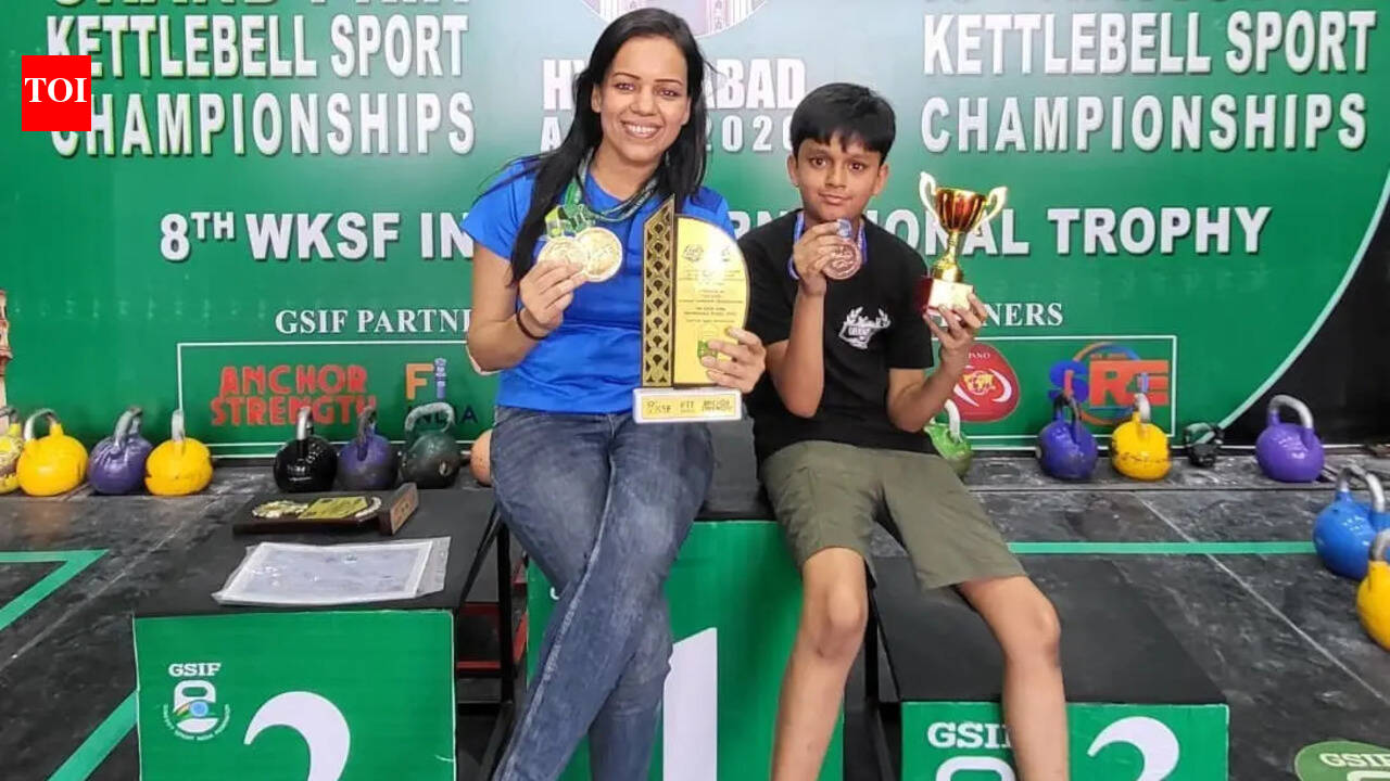 Mother-Son duo shine at National Kettlebell Championship, bag gold and bronze