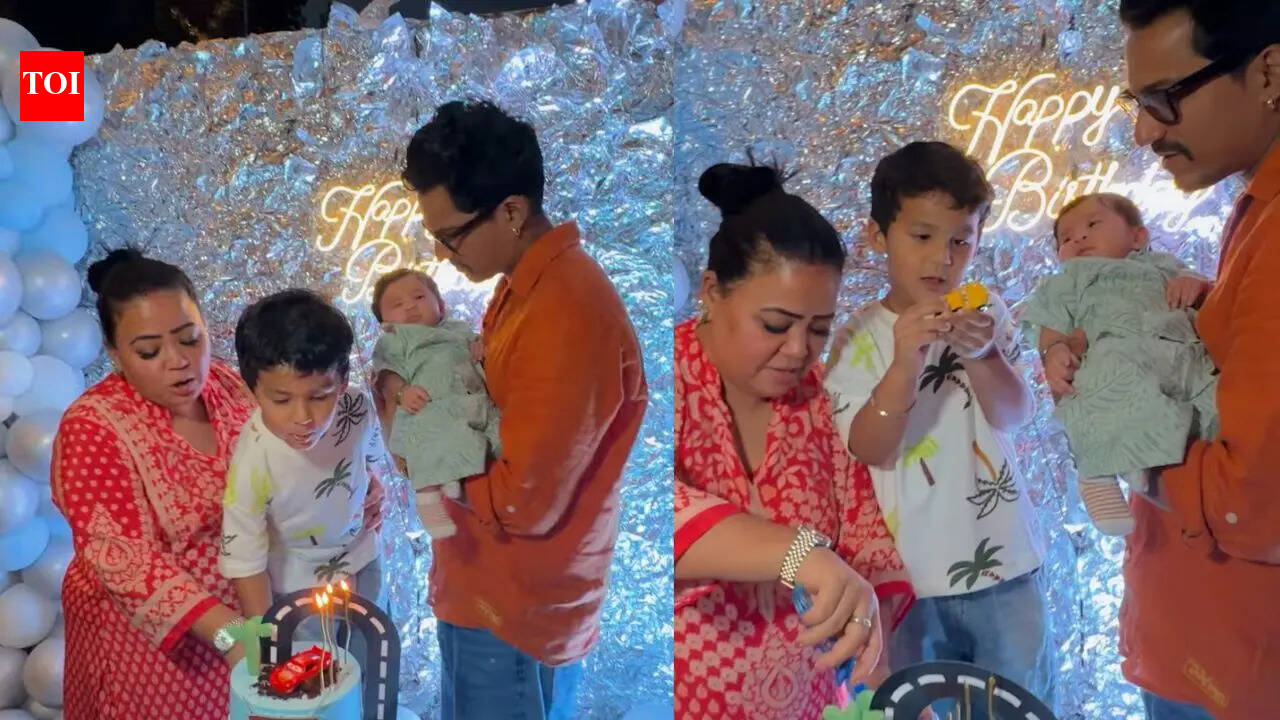 Bharti Singh throws a lavish birthday party for son as Gola turns 4; family and close ones join