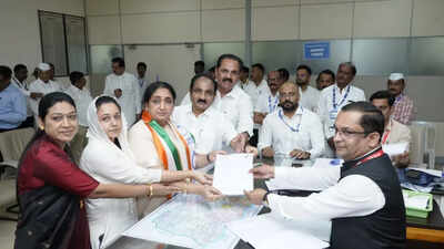Sunetra Pawar files nomination for Baramati bypoll; Congress too fields its candidate