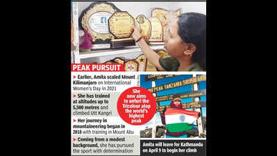 After conquering Kilimanjaro, Amita sets her sights on Everest