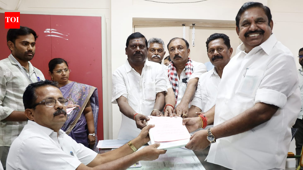 Tamil Nadu assembly poll 2026: EPS files papers, accuses DMK govt of wasting public money