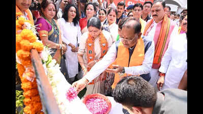 BJP marks 47th foundation day across Chhattisgarh with flag hoisting, outreach