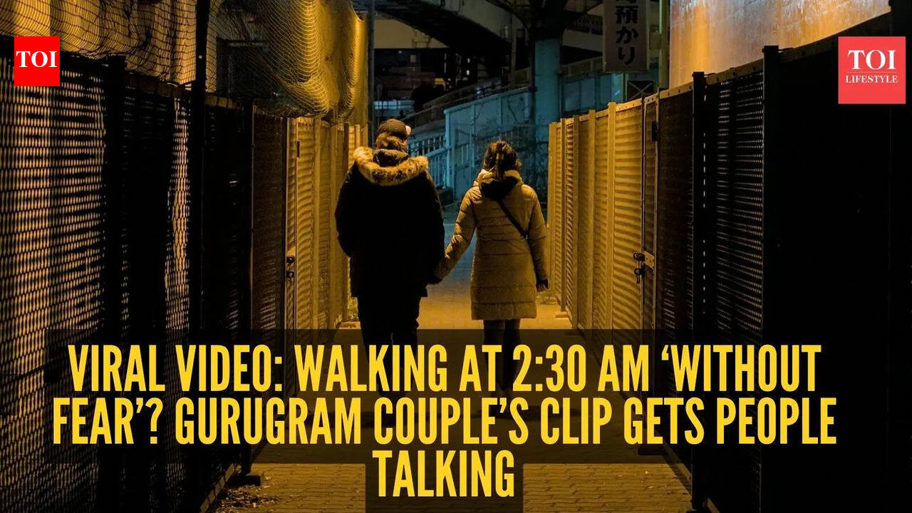 Viral: Walking at 2:30 am ‘without fear’? Gurugram couple’s clip gets people talking