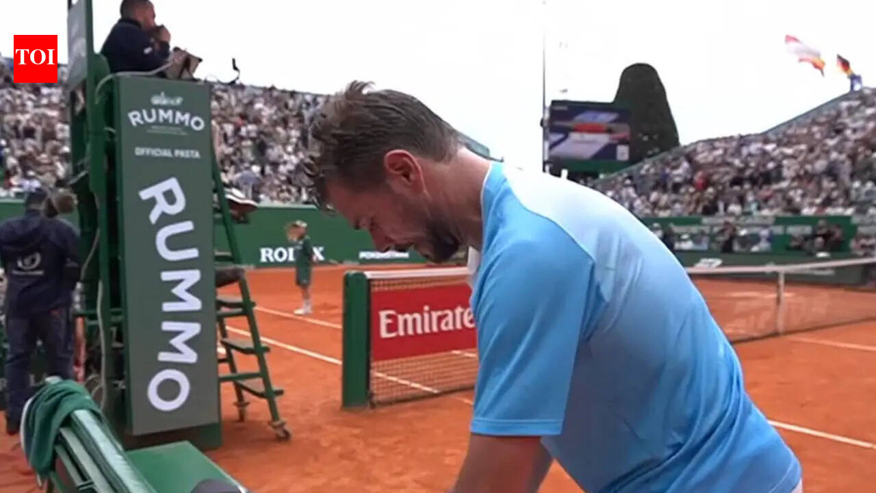 Stan Wawrinka falls in first round on Monte Carlo farewell