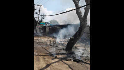 Welding spark triggers fire at furniture shop close to fuel station in Gurgaon Sector 89