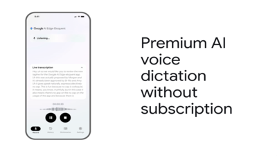 Google launches AI Edge Eloquent offline dictation app for iPhone users
