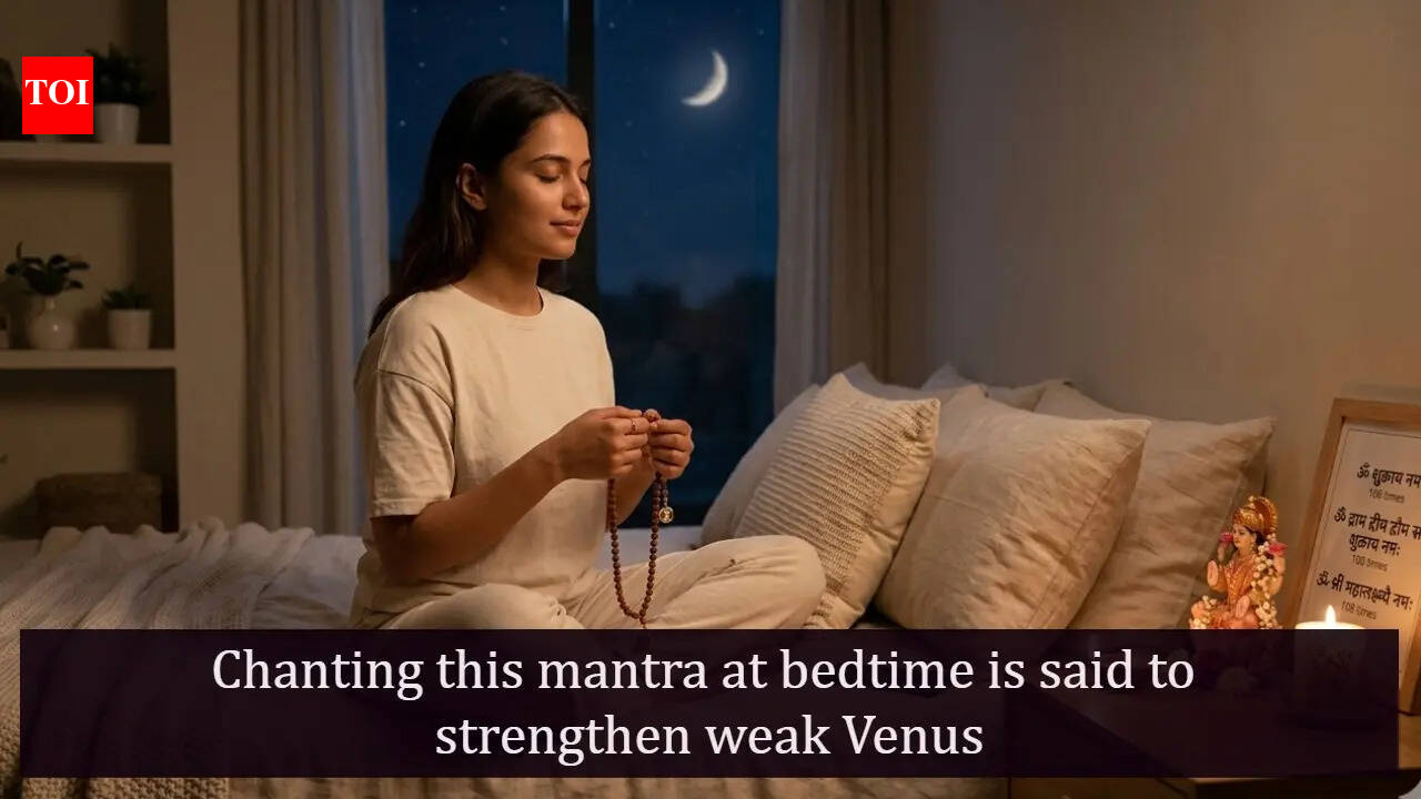 Chanting this mantra at bedtime is said to strengthen weak Venus: Details inside