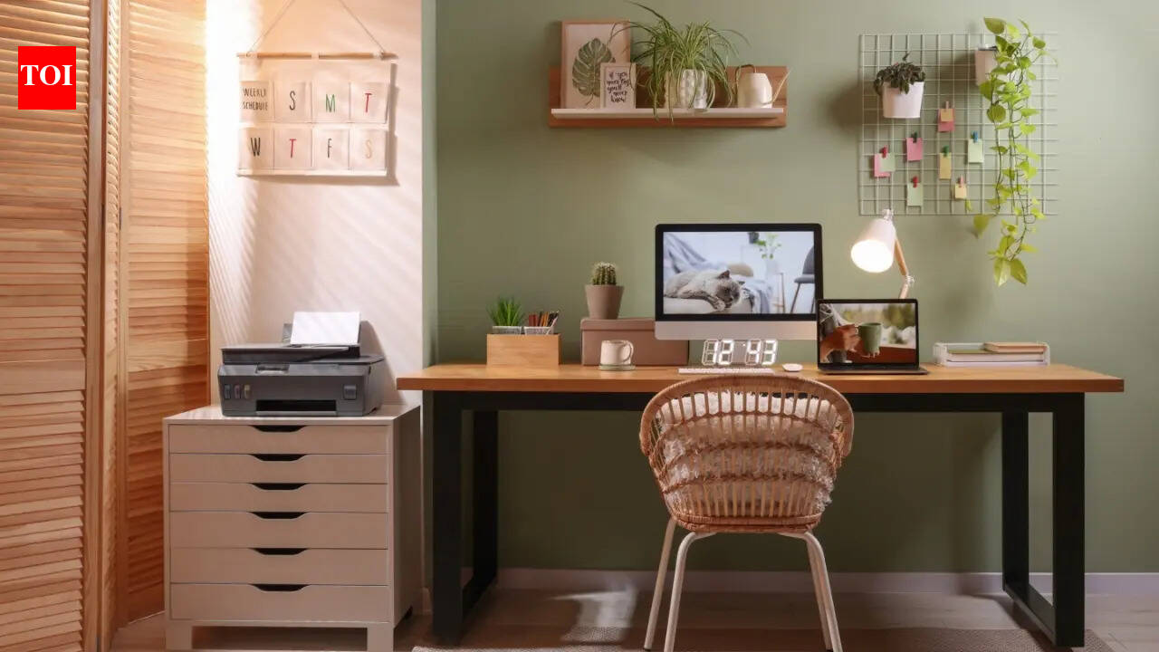 Best home office paint colour to prevent 3 pm burnout: Art therapist reveals the wall tone that boosts work productivity