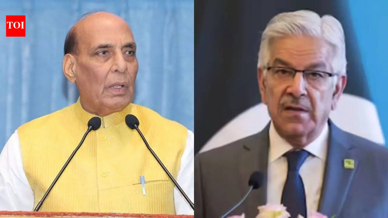 God knows how many parts Pak will be divided this time’: Rajnath hits out at Khawaja Asif 