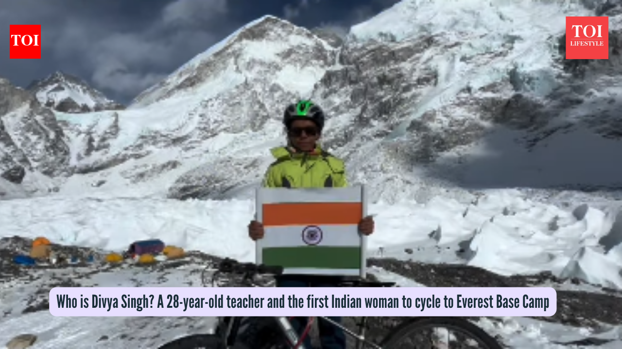 Who is Divya Singh? A 28-year-old teacher and the first Indian woman to cycle to Everest Base Camp