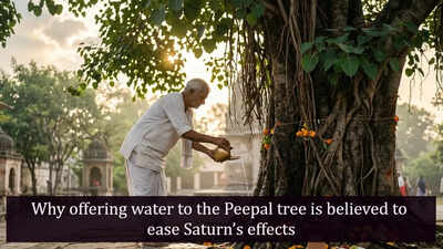 Why offering water to the Peepal tree is believed to ease Saturn’s effects