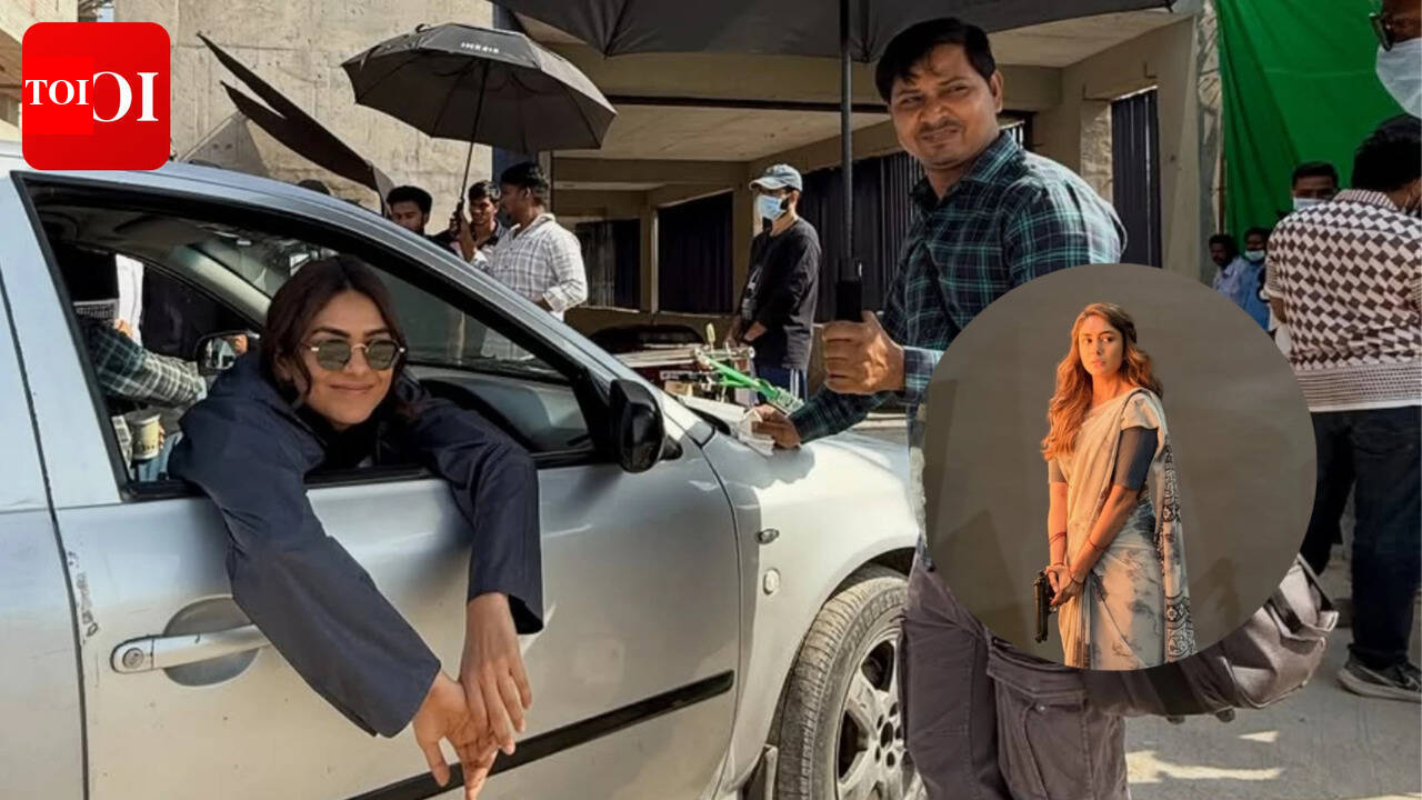 Mrunal Thakur shares Adivi Sesh starrer ‘Dacoit’ BTS; calls trailer response ‘overwhelming’ ahead of release