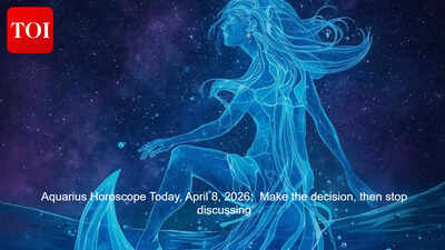 Aquarius Horoscope Today, April 8, 2026:  Make the decision, then stop discussing