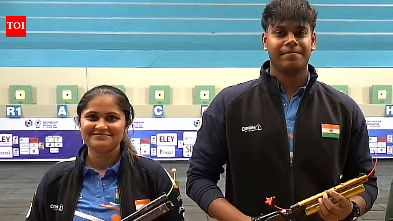 ISSF World Cup: Palak, Mukesh Nelavalli smash world record to win 10m air pistol mixed team gold