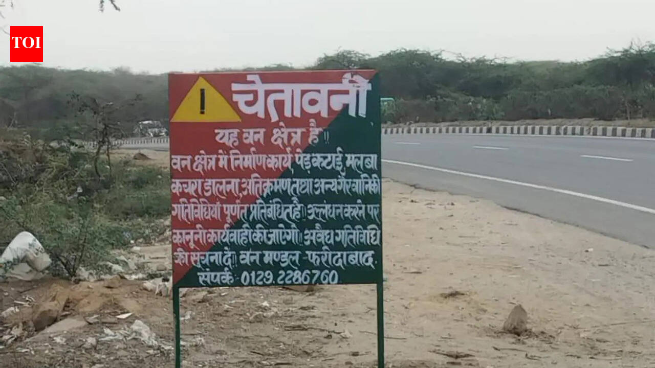 Aravali forest areas in Haryana get signage, helpline to curb illegal waste dumping