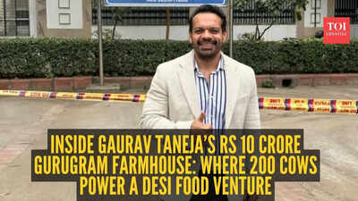 Inside Gaurav Taneja’s Rs 10 crore Gurugram farmhouse: Where 200 cows power a desi food venture