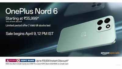 OnePlus Nord 6 with 9,000mAh battery, 165Hz display launched in India: Price, avialability and more
