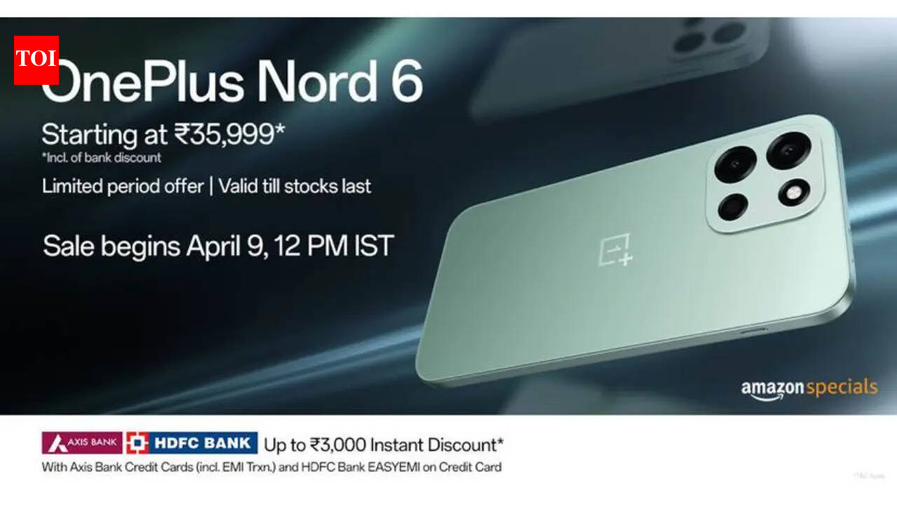 OnePlus Nord 6 with 9,000mAh battery, 165Hz display launched in India: Price, avialability and more