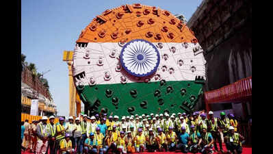 Chief minister Devendra Fadnavis launches Thane-Borivli tunnel boring machine; calls it ‘engineering marvel’