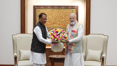Chhattisgarh CM Vishnu Deo Sai meets PM Modi, unveils ‘Bastar 2.0’ growth vision