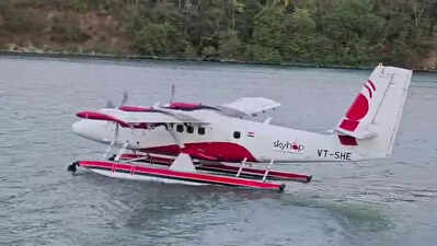In a 1st in U’khand, seaplane trial held in Rishikesh