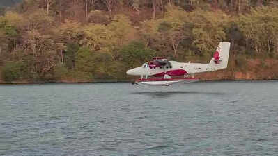 In a 1st in U’khand, seaplane trial held in Rishikesh