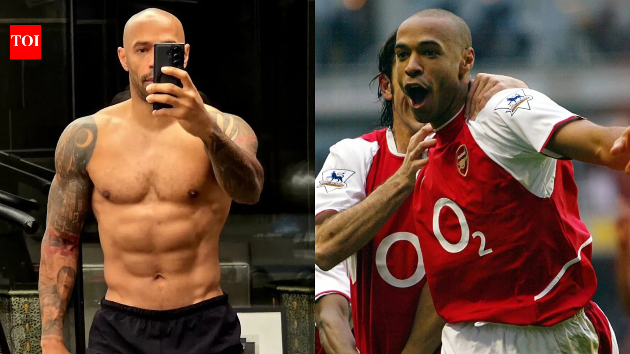 Thierry Henry posts extreme workout clip with 10kg vest as Arsenal legend shows shocking fitness transformation at 48