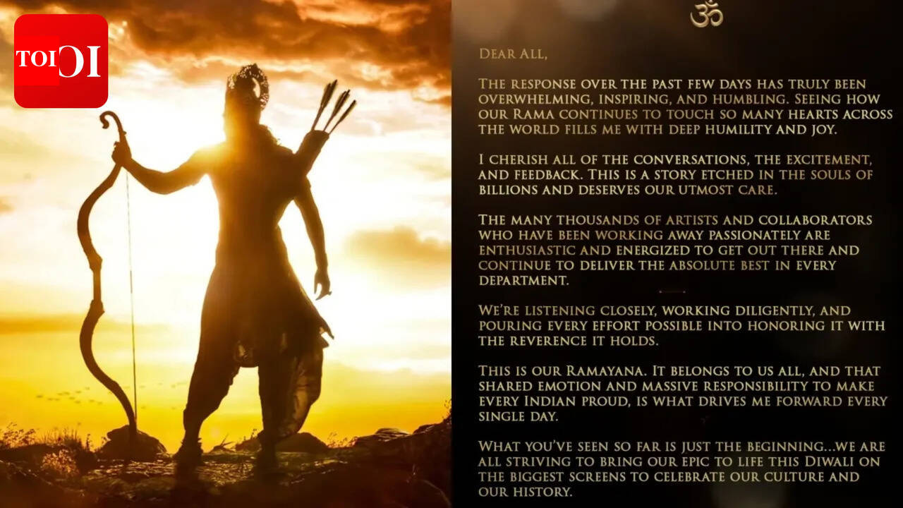 'Ramayana' producer Namit Malhotra responds to 'Rama' buzz; assures fans 'What you've seen so far is just the beginning'