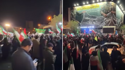  Iranians fill Tehran streets protesting US ceasefire deal