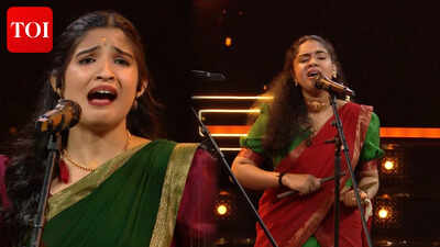  Swarna and Theertha steal the show with 'Ajitha Hare.' KS Chithra says, 'May this be a trendsetter'