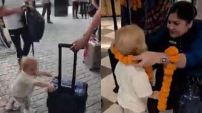 Jos Buttler’s son Charlie helps Ashish Nehra with luggage; heartwarming moment goes viral