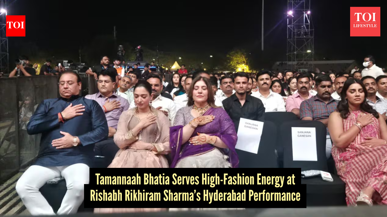 Tamannaah Bhatia just corset-coded the concert scene at Rishabh Rikhiram Sharma’s Hyderabad gig and we’re officially obsessed